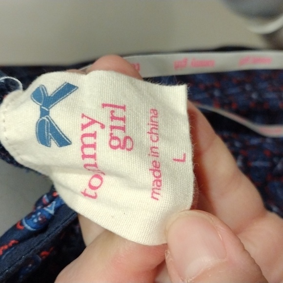 Tommy Girl Juniors Size L Blue Tiered Maxi Length Sundress-Y2K Beach Resortwear - Picture 8 of 10